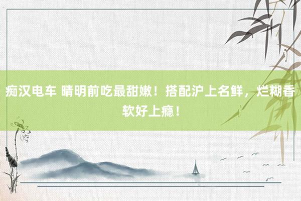 痴汉电车 晴明前吃最甜嫩！搭配沪上名鲜，烂糊香软好上瘾！